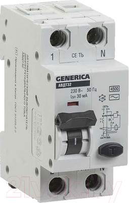 Выключатель автоматический Generica АВДТ 32 С25 / MAD25-5-025-C-30