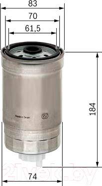 Топливный фильтр Bosch 1457434293