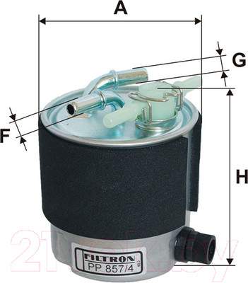 Топливный фильтр Filtron PP857/4