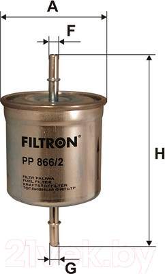 Топливный фильтр Filtron PP866/2