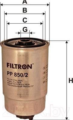 Топливный фильтр Filtron PP850/2