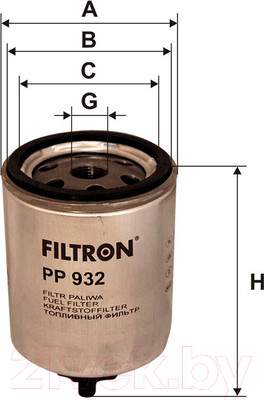 Топливный фильтр Filtron PP932