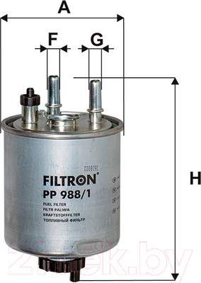 Топливный фильтр Filtron PP988/1