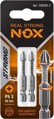 Набор бит Nox Strong Torsion E6.3 Ph3-50 / 336350-2
