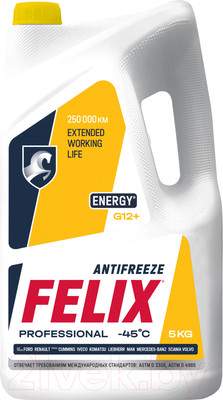 Охлаждающие жидкости FELIX Energy G12+ до -45°С / 430206027
