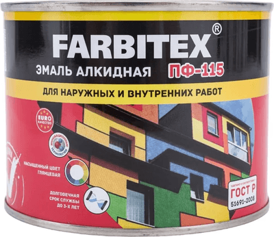 Краски, эмали Farbitex ПФ-115