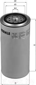 Топливный фильтр Knecht/Mahle KC75