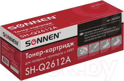 Картриджи, чернила, фотобарабаны Sonnen SH-Q2612A / 362425