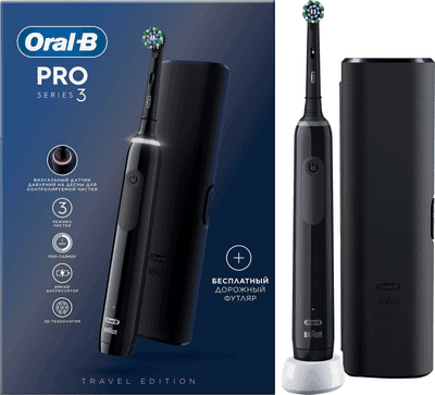 Электрическая зубная щетка Oral-B Pro 3  D505.513.3X BK