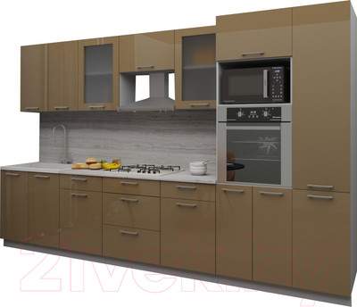 Кухонный гарнитур Interline Мила Gloss 3.4