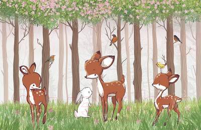 Фотообои листовые Citydecor Magic Forest 3