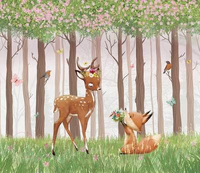 Фотообои листовые Citydecor Magic Forest 1