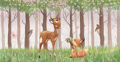 Фотообои листовые Citydecor Magic Forest 2