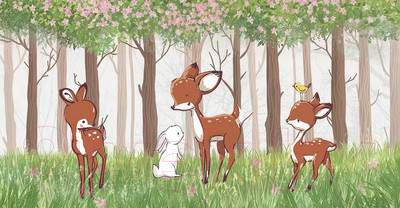 Фотообои листовые Citydecor Magic Forest 3