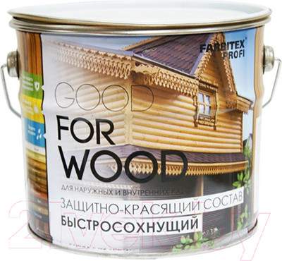 Защитно-декоративный состав Farbitex Profi Wood Быстросохнущий