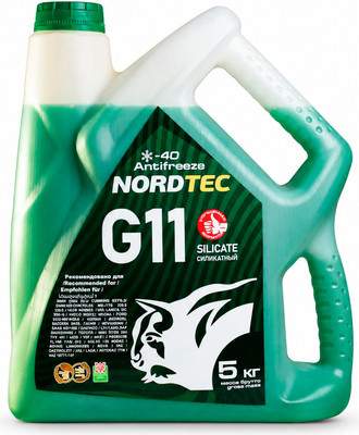 Охлаждающие жидкости Nordtec G11 -40