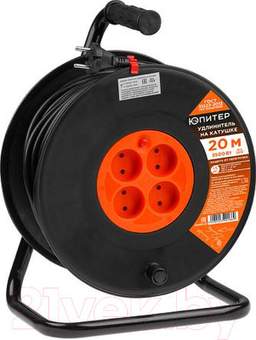 Удлинитель на катушке Юпитер JP8403-04