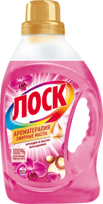 Гель для стирки ЛОСК Ароматерапия Орхидея и Масло Макадамии