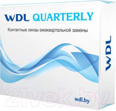 Комплект контактных линз WDL Quarterly BC 8.6 -2.25