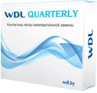 Комплект контактных линз WDL Quarterly BC 8.6 -3.00