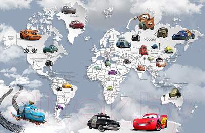 Фотообои листовые Citydecor Superhero Молния МакКвин 4