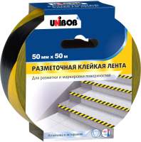 Лента сигнальная Unibob 0.05x50м / 48905