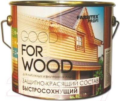 Защитно-декоративный состав Farbitex Profi Wood Быстросохнущий