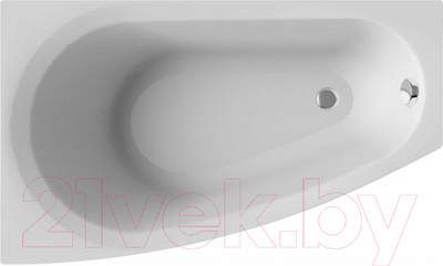 Ванна акриловая Alba Spa Baline Asymmetric 150x90 L