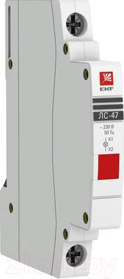 Лампа сигнальная EKF ЛС-47 mdla-47-r-pro