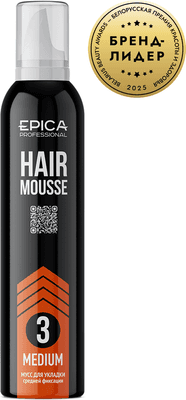 Мусс для укладки волос Epica Professional Средней фиксации