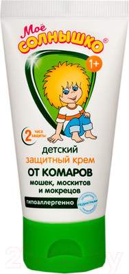 Крем от насекомых Мое Солнышко Защитный детский