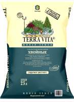 Грунт для растений Terra Vita Живая земля. Хвойные, голубика, голубая гортензия