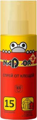 Спрей от насекомых Nadzor ISU001N от клещей