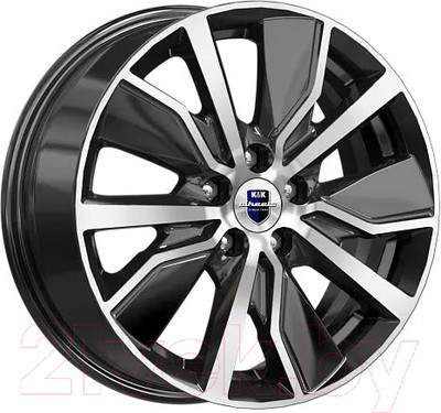 Литой диск K&K Гамбит 16x6.5" 5х100мм DIA 57.1мм ET 38мм Алмаз черный