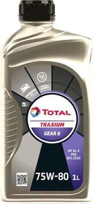 Трансмиссионное масло Total Traxium Gear 8 75W80