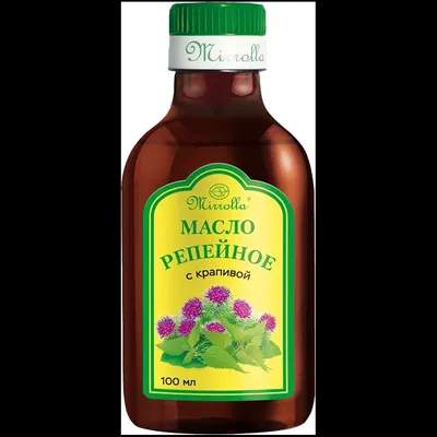 Масло для волос Mirrolla Репейное с крапивой