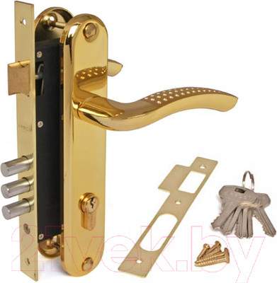 Замки дверные Apecs 2227/60-G/GM