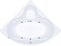 Ванна акриловая Triton Сабина 160x160 Экстра Базовая Flat