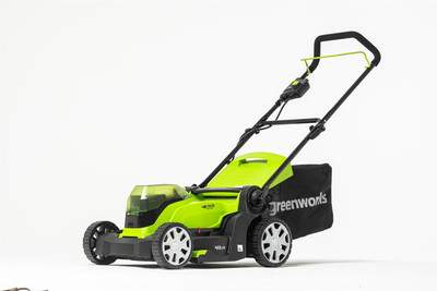 Газонокосилка аккумуляторная Greenworks G24X2LM41 2x24V 41см / 2512607UD