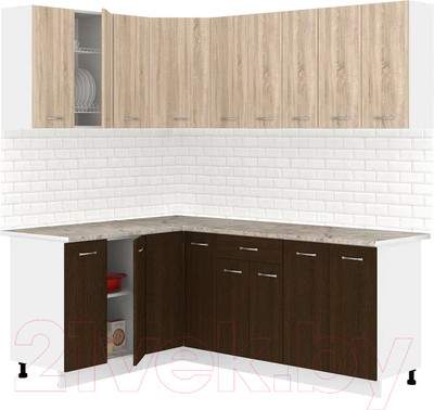 Кухонный гарнитур Кортекс-мебель Корнелия Лира 1.5x2.0