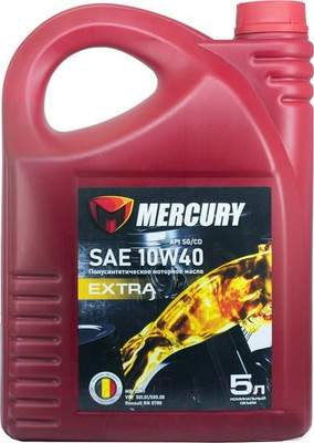 Моторные масла Mercury Auto 10W40 SG/CD / MR104050
