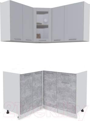 Кухонный гарнитур Interline Мила 12x13 без столешницы