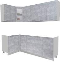 Кухонный гарнитур Interline Мила 12x22 без столешницы
