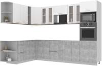 Кухонный гарнитур Interline Мила 1.88x3.0 левая без столешницы