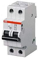 Выключатель автоматический ABB S 202 2P С 1А 6кА 2M / 2CDS252001R0014