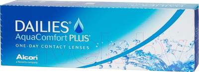 Комплект контактных линз Dailies Aqua Comfort Plus Sph-5.25 R8.7 D14.0
