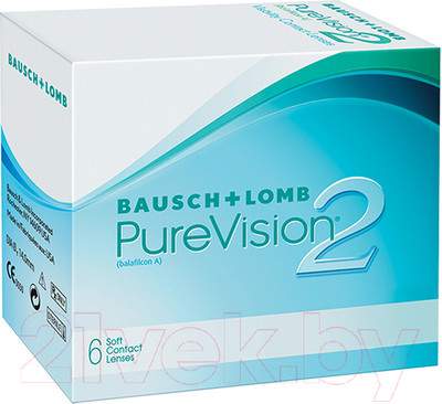 Комплект контактных линз PureVision 2 Sph-2.25 R8.6
