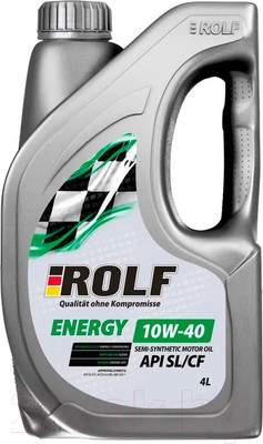 Моторное масло Rolf Energy 10W40 SL/CF / 322227
