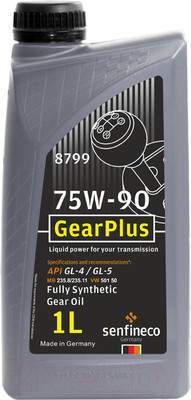 Трансмиссионное масло Senfineco GearPlus 75W90 / 8799