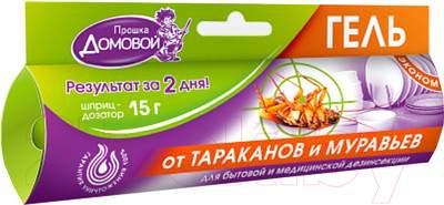 Гель от насекомых Прошка Домовой Эконом От тараканов